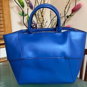 Brand new large royal blue BCBG purse